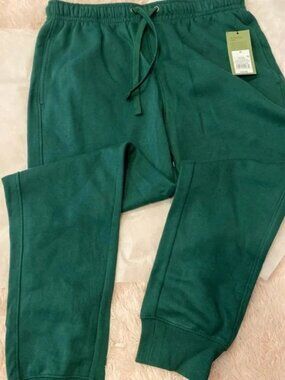 Men's Adult Good fellow Green Jogger Sweatpants - NWTs Large